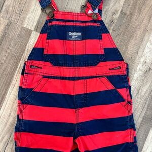 OshKosh B'gosh Kids Overalls in Red and Navy